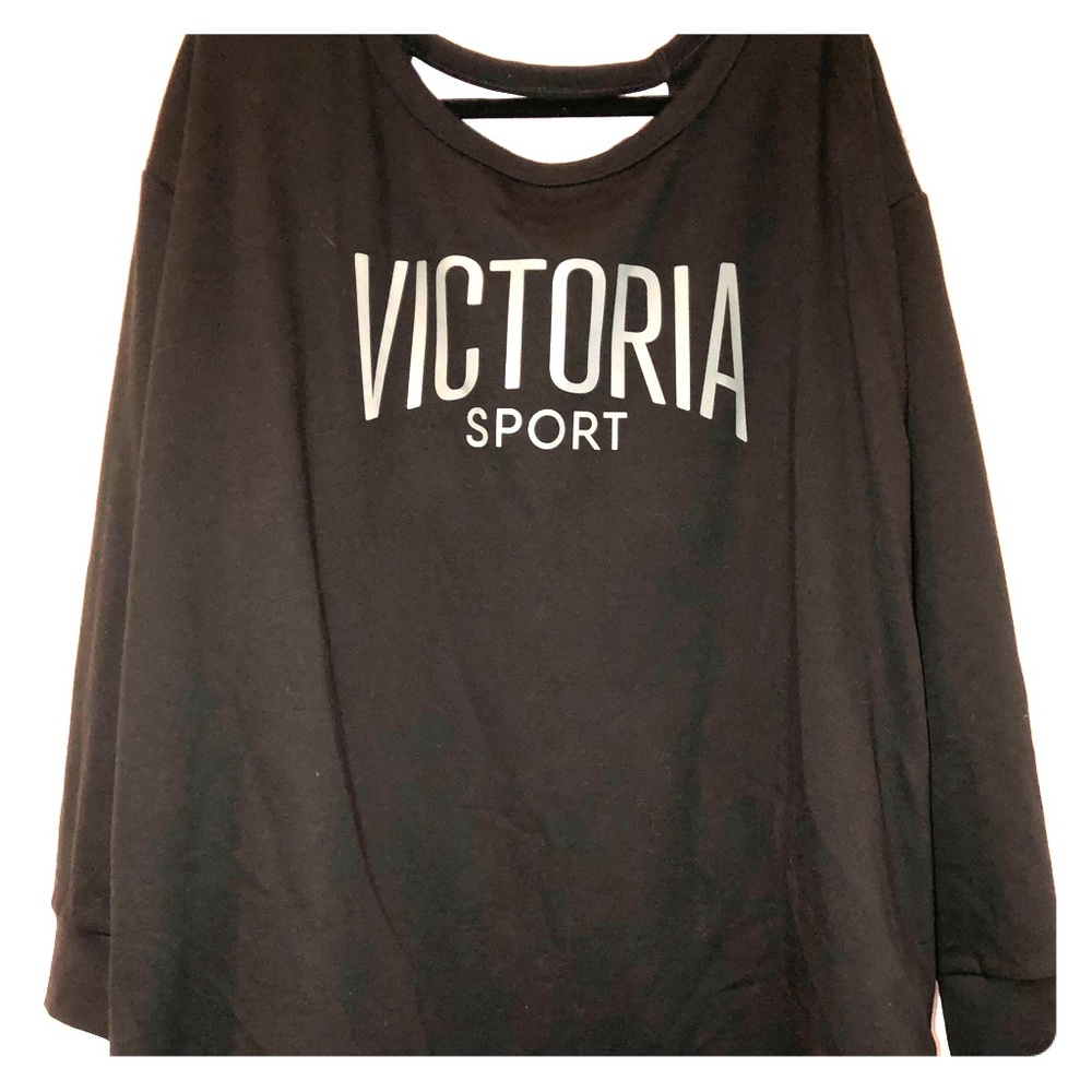 VICTORIA’S SECRET SPORT Open Back Pullover     EUC